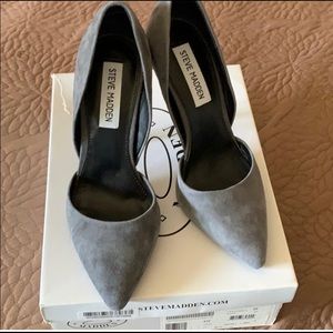 Grey Steve Madden heels